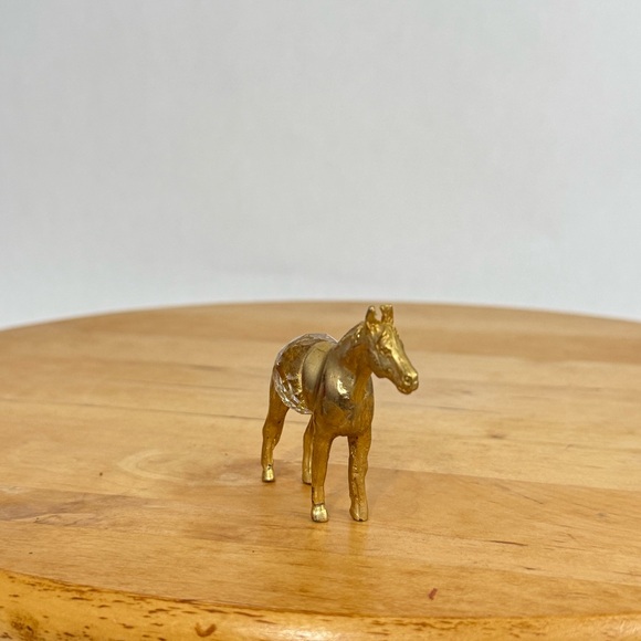 Lencia Star 24K Gold Plated Horse With Swarovski Crystal Belly Horse Figurine - Picture 8 of 15